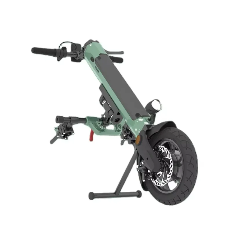 

Electric Wheelchair Trailer Head | Quick-Install Folding Attachment W/Li-ion Motor & Battery | B2B