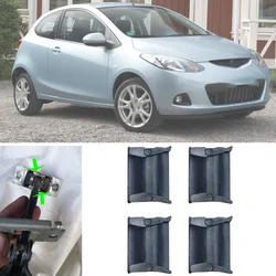 4X per 2 porte Car Door Check Strap Kit di riparazione Stopper Clip di smorzamento per Mazda 2 DY DE DJ 2003 2004 2005 2006 2007 2008 2009 -2022