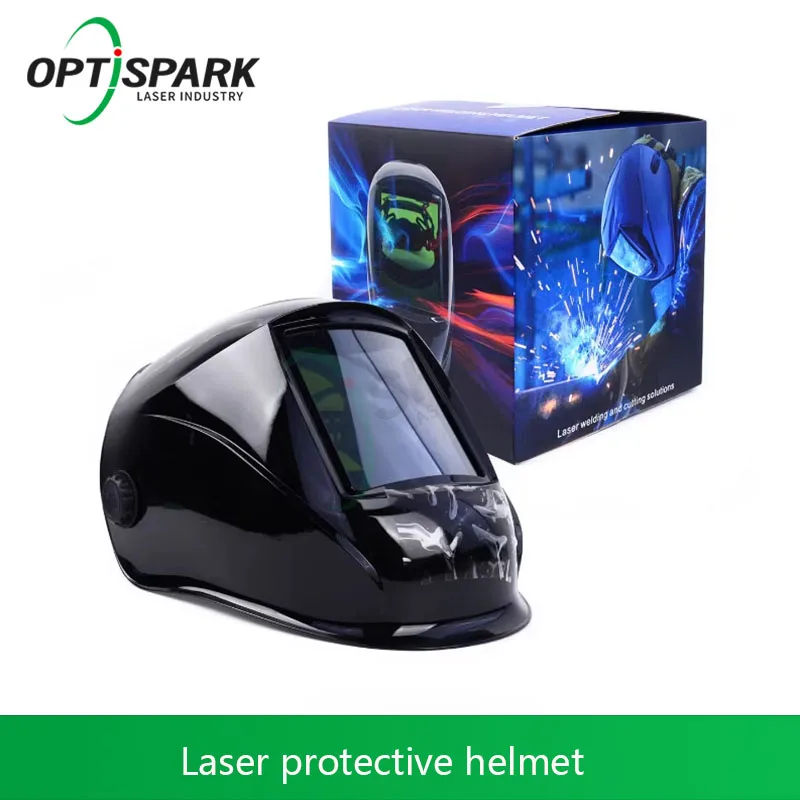 OPTISPARK Laser Welding/Cutting Protective Mask 1003nm OD8+ CE Certification Laser Safety Helmet Wide-view Radiation Protection