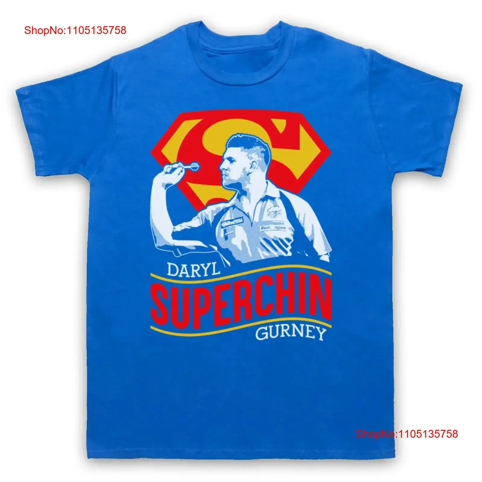 DARYL GURNEY SUPERCHIN DARTS TRIBUTE IRISH PLAYER MENS WOMENS T SHIRT vintage Washed graphic Comfortable Breathable fashion