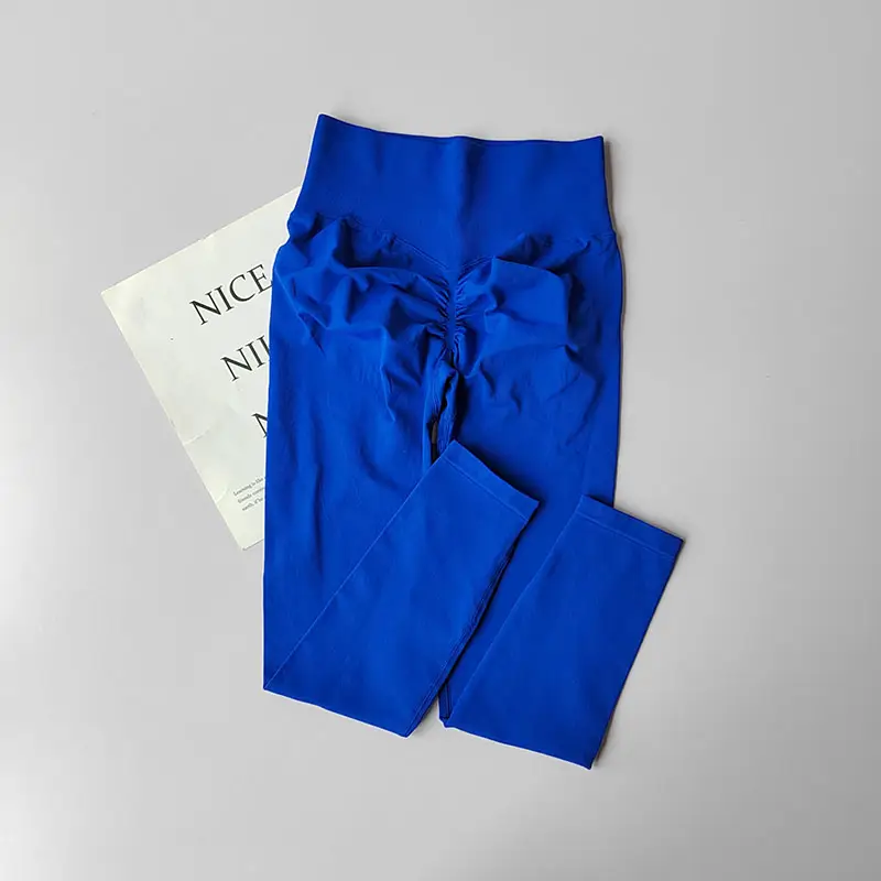 Peach Buttocks Fitness Leggings High Waist Quick Drying Breathable Training Buttocks Lifting Tight Sports Yoga Nine-point Pants - 6