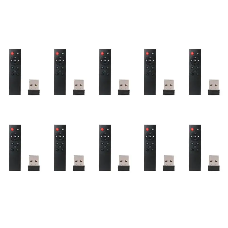 

[AAAE 2026] 10X Universal 2.4G Wireless Air Mouse Keyboard Remote Control For PC Android TV Box