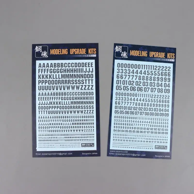 @*Number Letter Water Decal Stickers Clear Print Long Lasting Various Patterns for Scrapbooking Journaling Home Decor