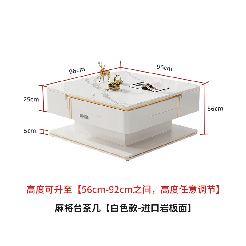 Multi function fully automatic tea table lifting integration intelligent electric tea table dual use household tea table