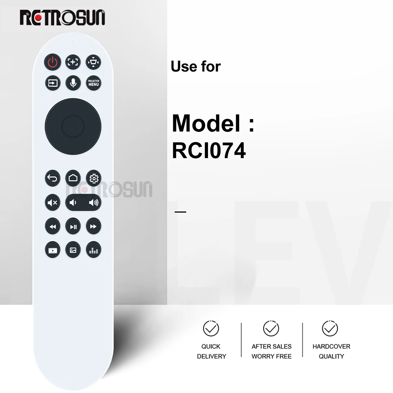 Mando a distancia RCI074 para TV BenQ QS02, nuevo, HDMI, Streaming multimedia