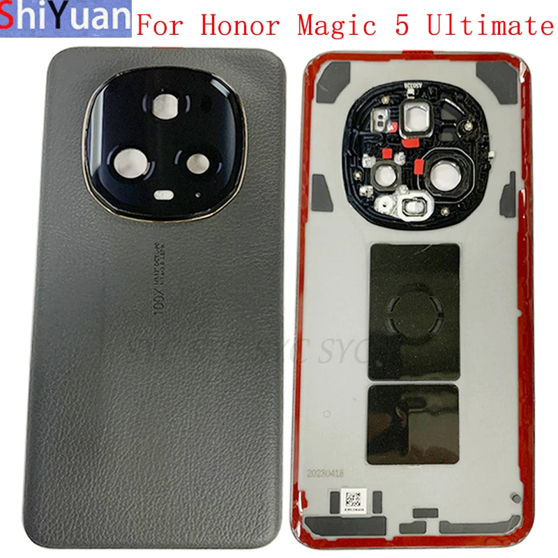 Battery Cover Rear Door Housing Case For Honor Magic 5 Ultimate Back Cover with Logo Replacement Parts