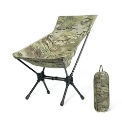 OneTigris – chaises de Camping portables, chaise à dossier haut pour l'extérieur, pour pêche, Trekking, barbecue, fêtes, jardinage, usage intérieur