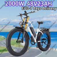 KETELES XF4000 Electric Bike 2000W Dual Motor 48V23AH Lithium Battery City Trip Ebike 26*4 In Fat Tire Mountain Electric Bicycle