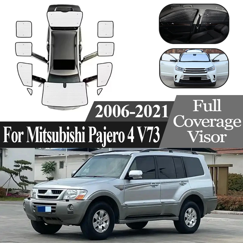 

Автоматический козырек для Mitsubishi Pajero 4 V73 2006 2007 2008 ~ 2021 солнцезащитный козырек с защитой от ультрафиолета, солнцезащитный козырек на окно автомобиля, защитная доска