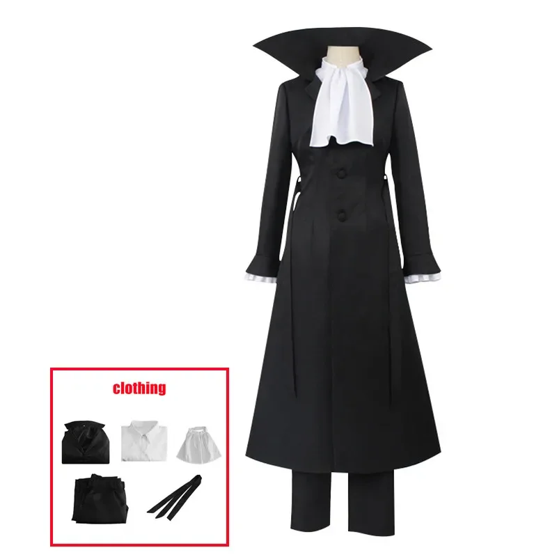 Bungo Stray Dogs Akutagawa Ryunosuke Cosplay Costume Anime Halloween Christmas Party Clothes image 3