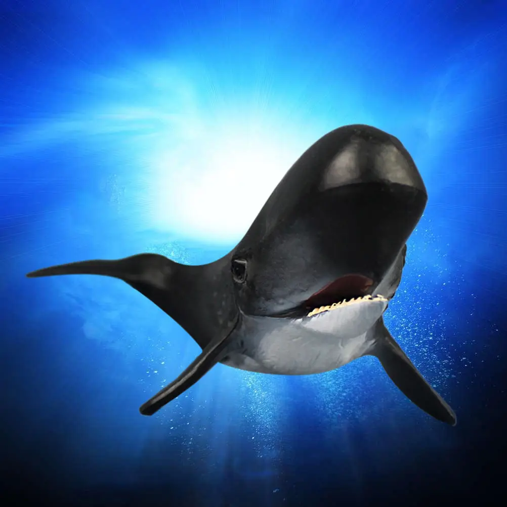 

High Simulation Whale Animal Marine Organism Decoration Educational Gift for Children Color Cognition Imagination