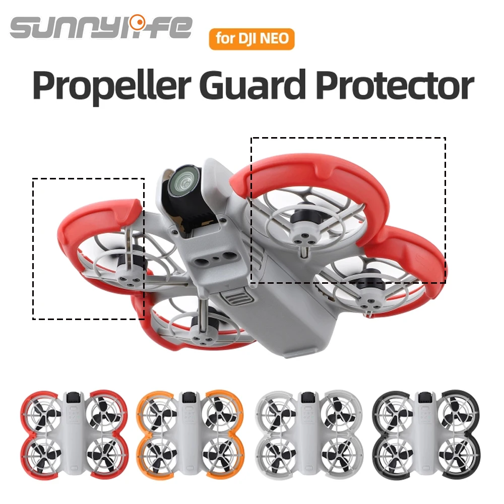 

Sunnylife Drone Protective Bumper Ring Cover For DJI Neo Propeller Guard Anti-Collision Strip Propeller Guard Protection Cover