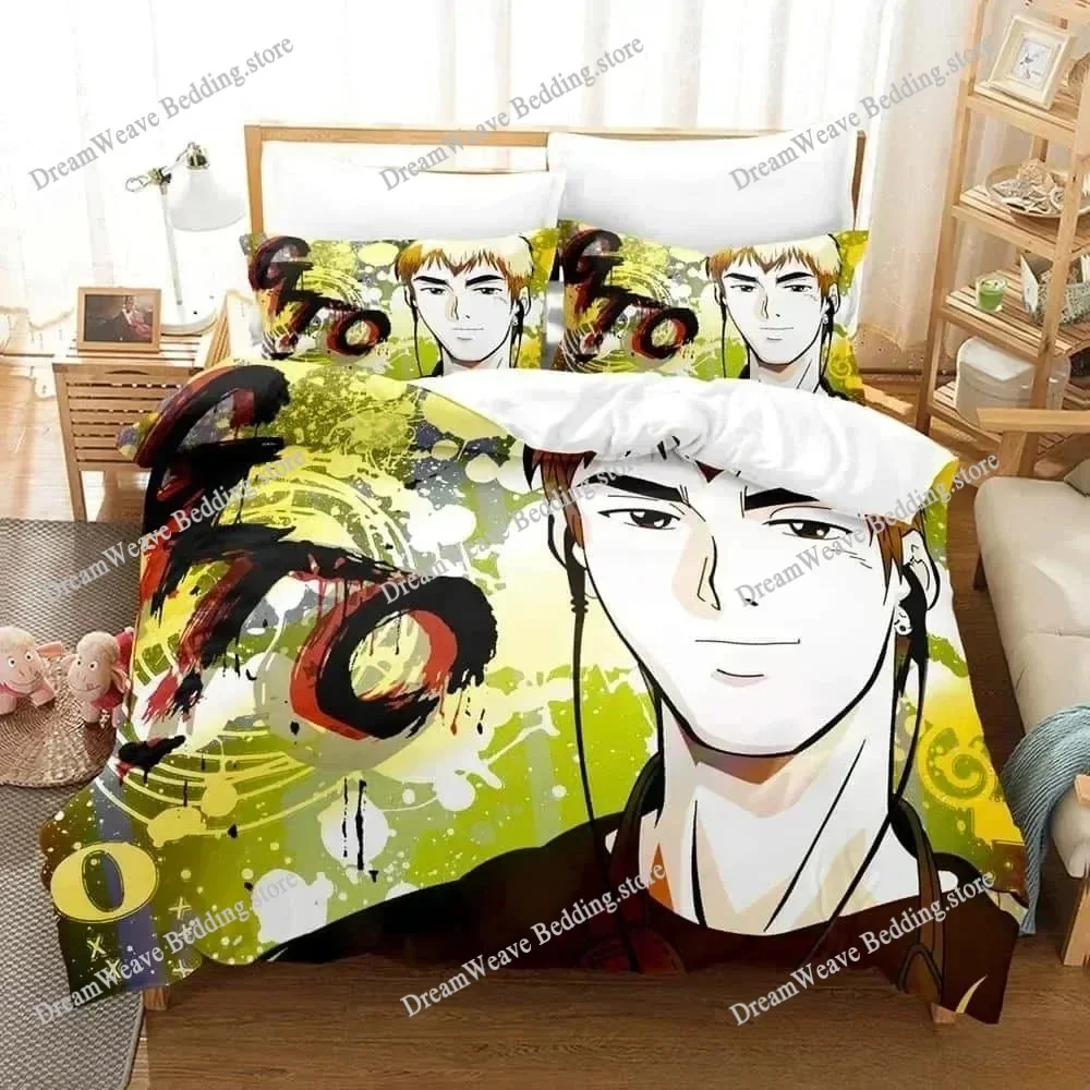 

Great Teacher Onizuka GTO Bedding Set Single Twin Full Queen King Size Adult Kid Bedroom 3D Print Duvet Cover Sets
