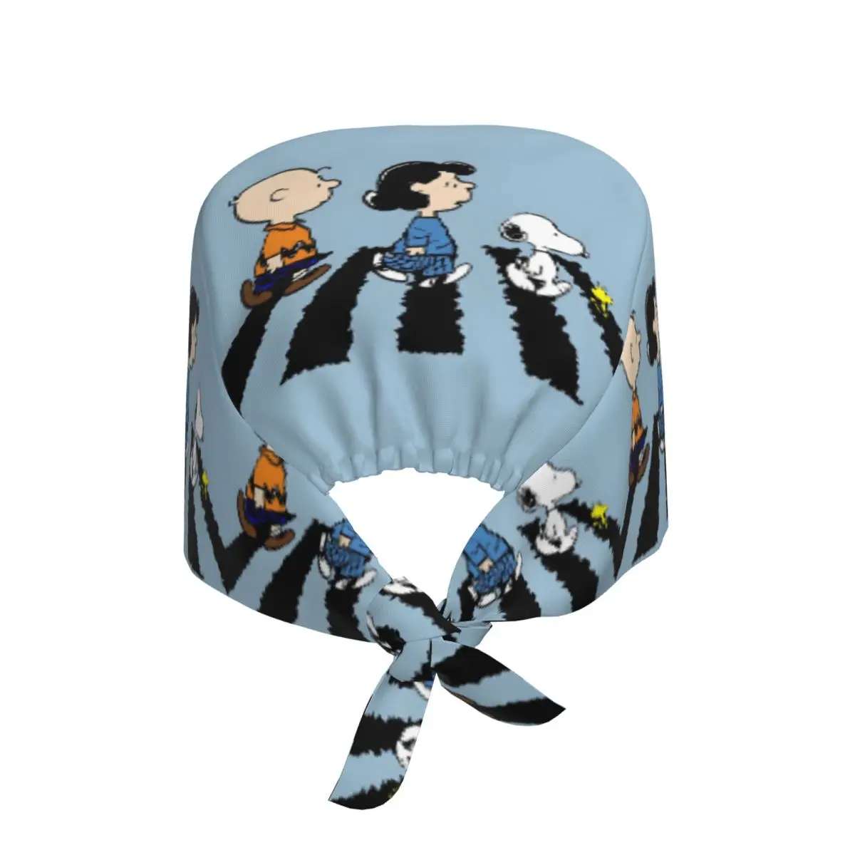 Custom S-Dog-Snoopies With Friends Scrubs Cap Surgical Hats Men Women Anime Blue Operating Room Cap Nursing Cap Lab Works Hat