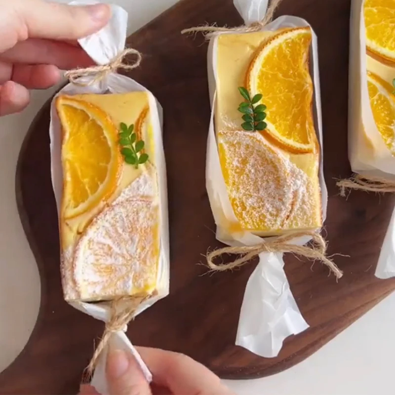 100 Pcs Baking Tools Parchment Paper Food Grade Grease Paper Bread Sandwich Burger Fries Wrappers Cookie Kitchen baking supplies