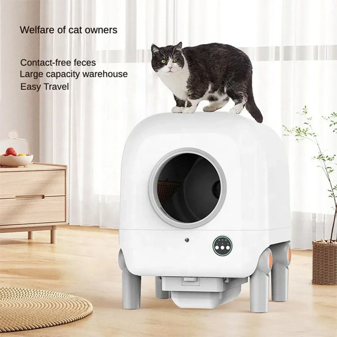 Wholesale Automatic App Wifi Control Cat Toilet Smarter Electric Self Cleaning Smart Automatic Cat Box