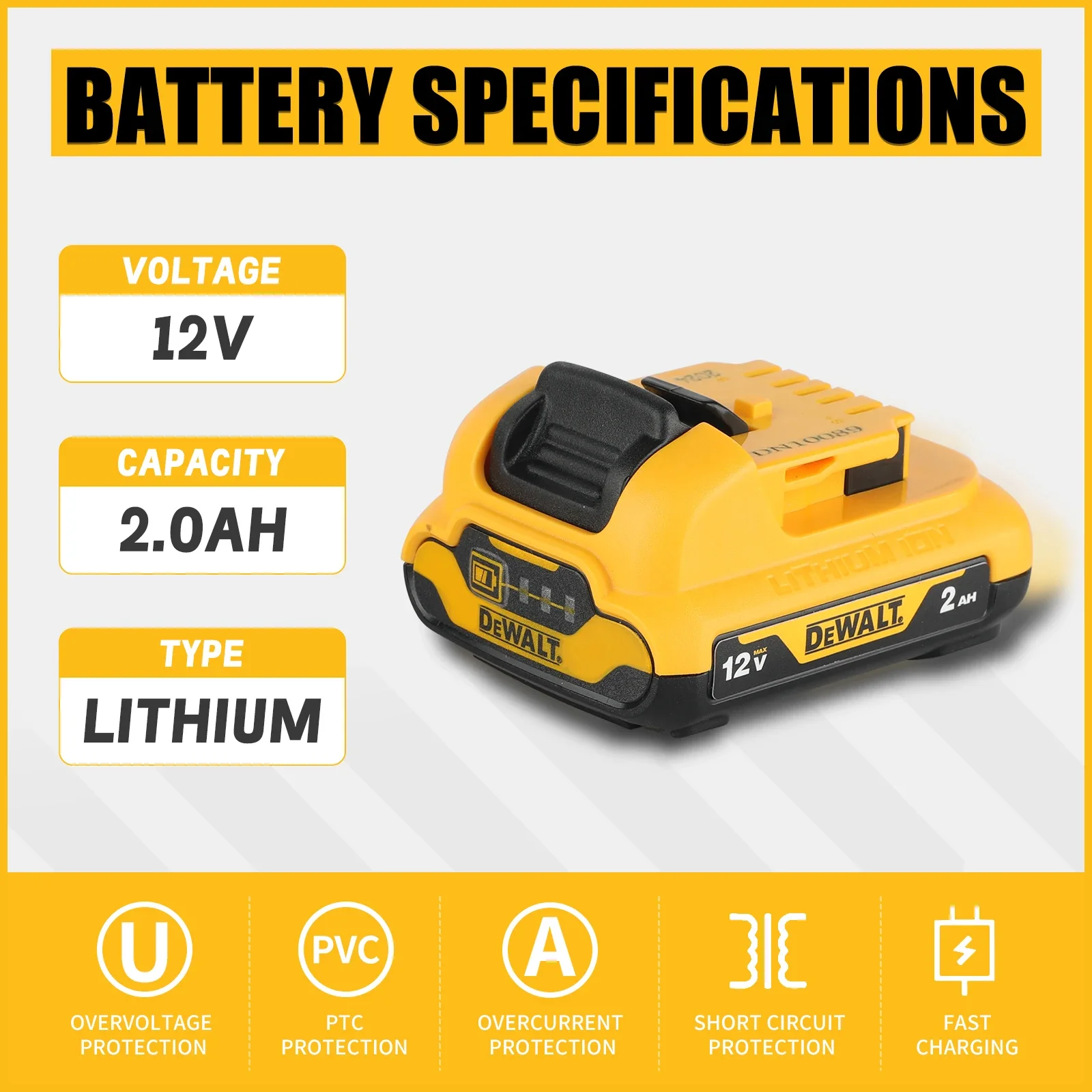 DEWALT DW089LG 12 Lines Green Laser Level 12V Cordless 3x360° with
