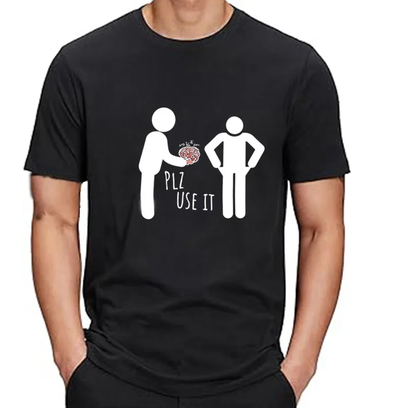 T-shirt col rond pour homme, vêtement humoristique, été et humoristique