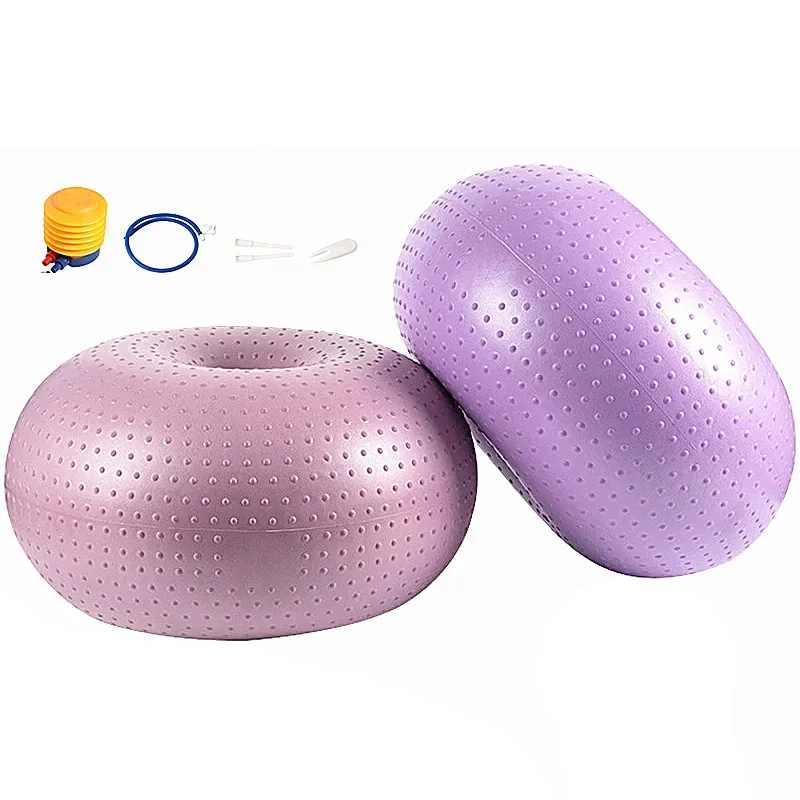 

Yoga Ball Exercise Pilates Donut Balance Fitness Ball Support Rhythmic Strength Training Home Indoor Gym Thickening Anti-blast