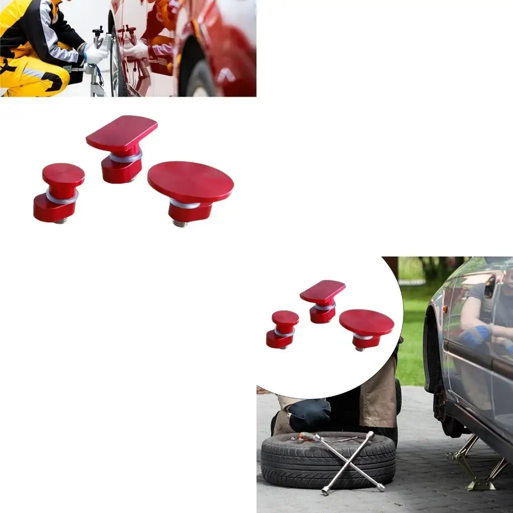 

Краска для фиксации Dent Fix Инструмент 3PCS Клейки вытягивания вкладки Auto Body Pait