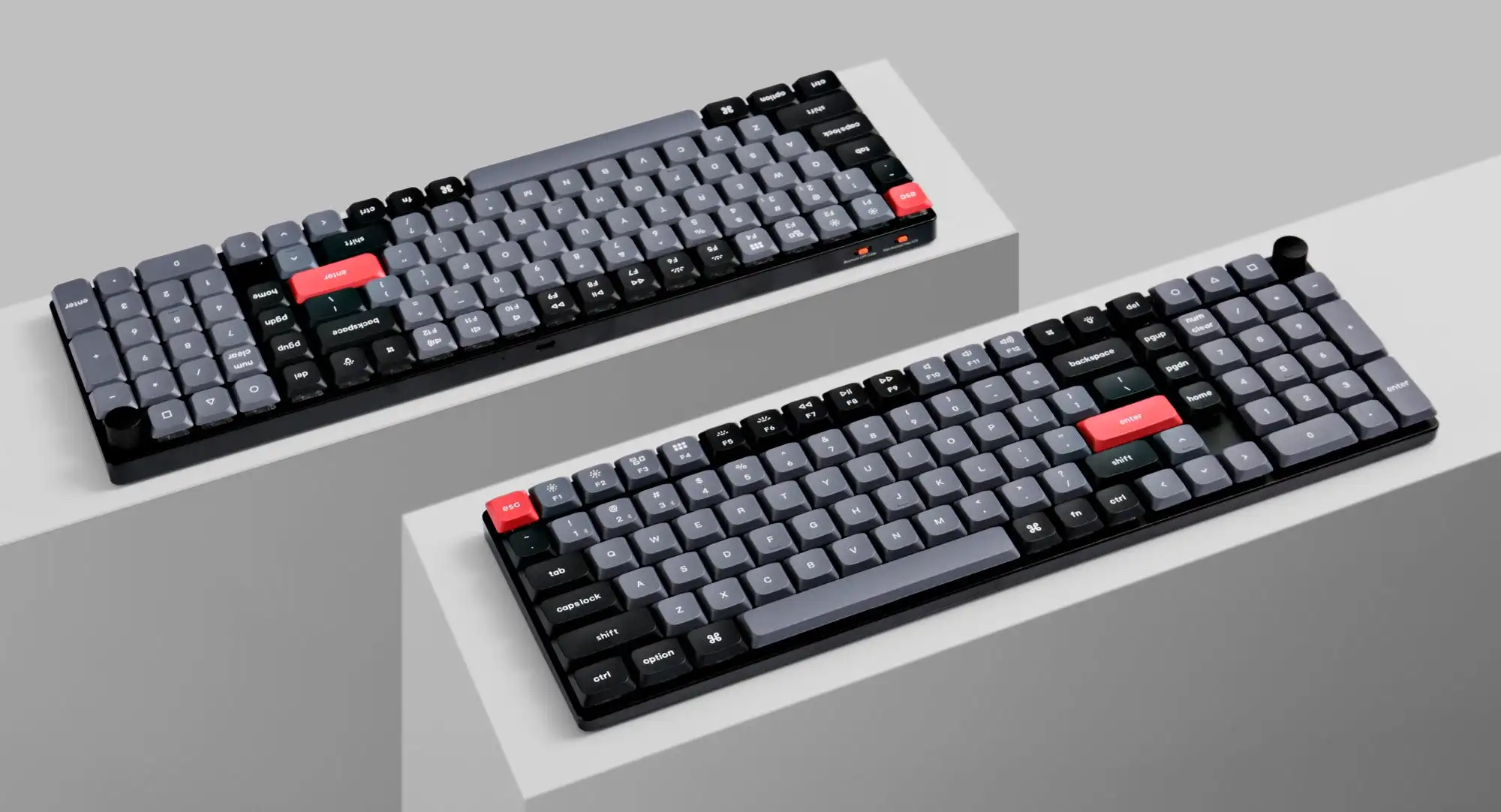 Imagem -02 - Keychron-teclado Mecânico de Perfil Baixo sem Fio K17 Pro Qmk Via Layout de 96 Retroiluminação Rgb Interruptor Gateron Hot-swappable