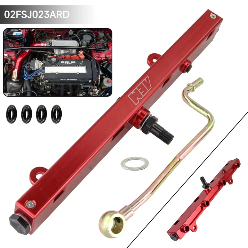 Red / Black Fuel Rail Fits For Honda Civic K20 K20A2 K20A3 K20Z1 Acura RSX Integra Type R EP3 DC5 K24 Aluminum