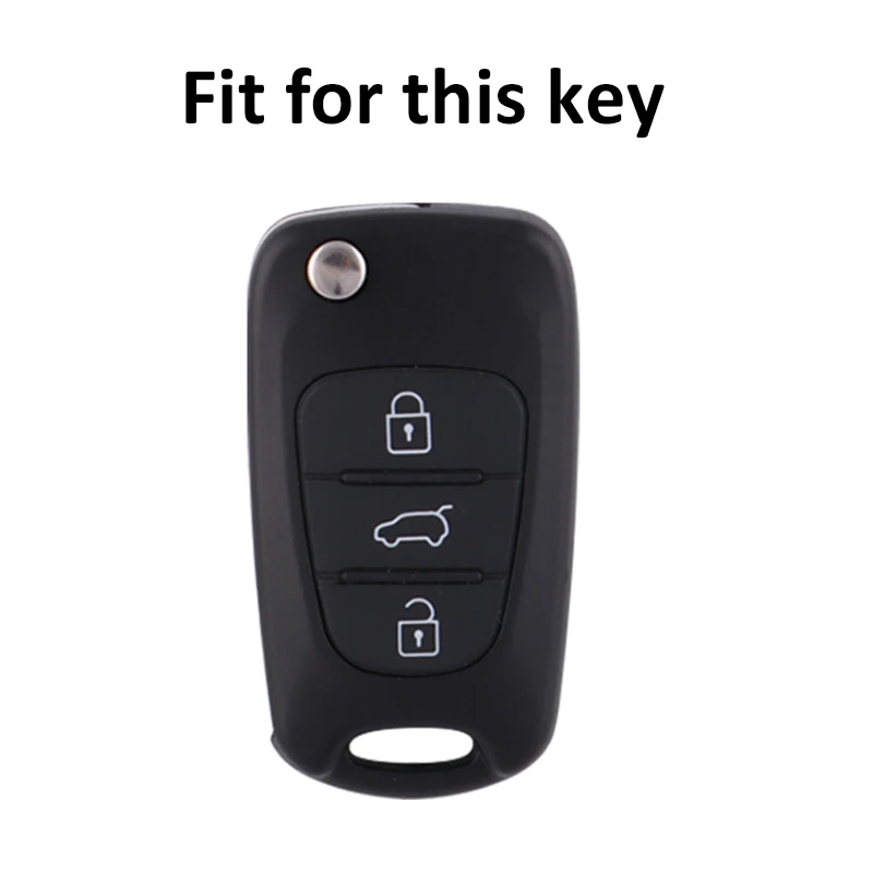 For Hyundai Elantra Accent I20 I30 Ix20 Ix35 for Kia Sportage Rio 3 Soul Optima Ceed Pro K5 K2 Pride TPU Car Key Case Cover Fob