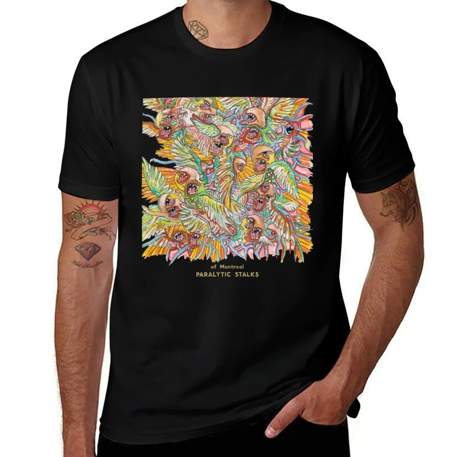 

Paralytic Stalks by Of Montreal High Quality T-Shirt graphic tee shirt vintage graphic tee fashion shirts mens t shirt graphic