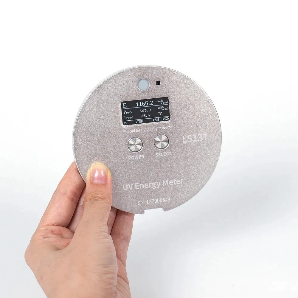 LS137 340nm to 420nm UV Intensity Measurement UVALED Integrator Power Puck Radiometer Portable UV Energy Meter Radiometer