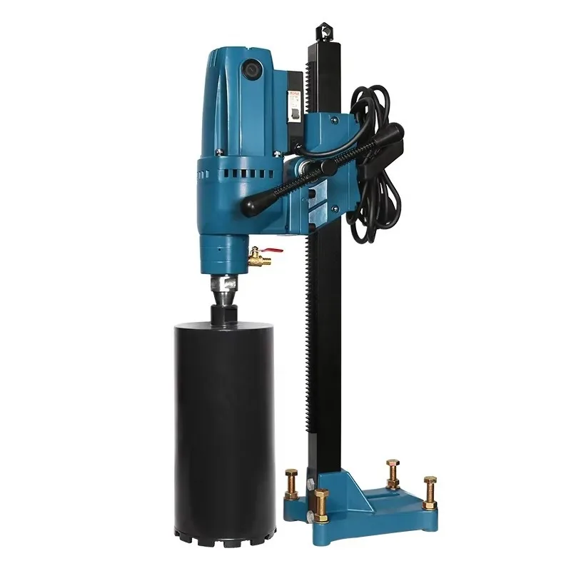 Diamond Drilling Machine Core Tool Power Water Drill Benchtop Air Conditioner and Range Hood Concrete Engineering Special