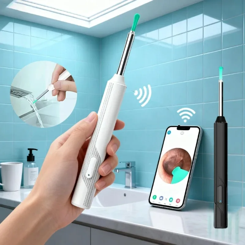 Visual Ear Stick Otoscope High‑Precision Mini Camera Ear Wax Removal Endoscope Ear Cleaner Wireless Health Care Tool