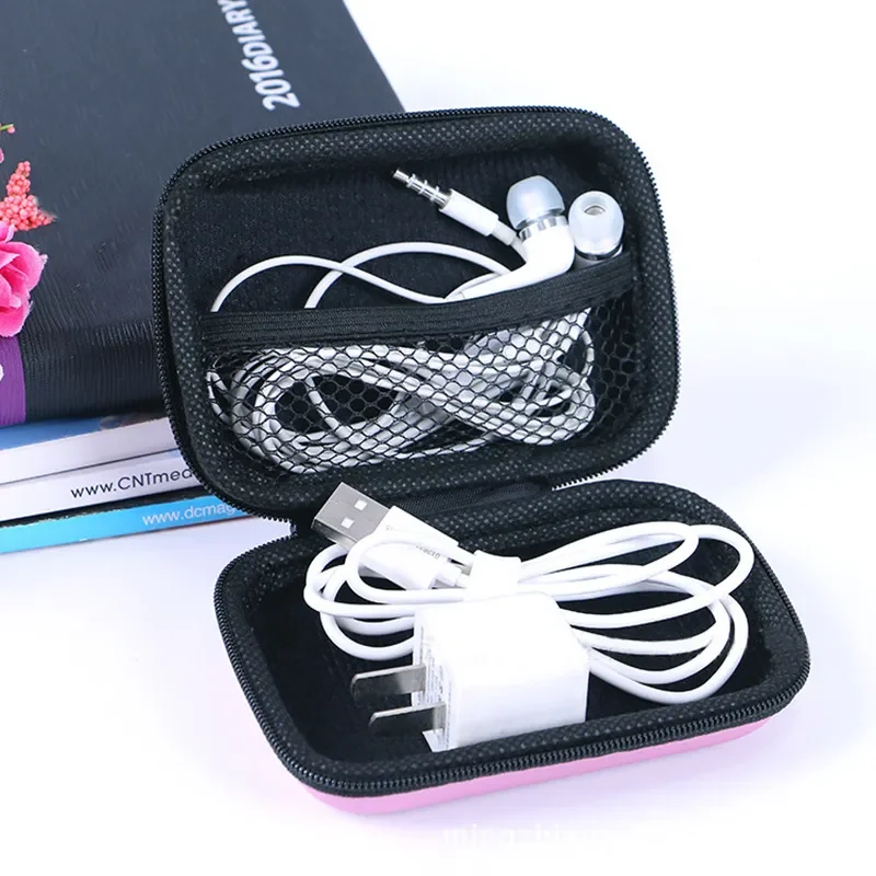 Sundries Travel Storage Bag Charger Storage Box Earphone Package Zipper Bag Portable Travel Cable Organizer Electronics Storage