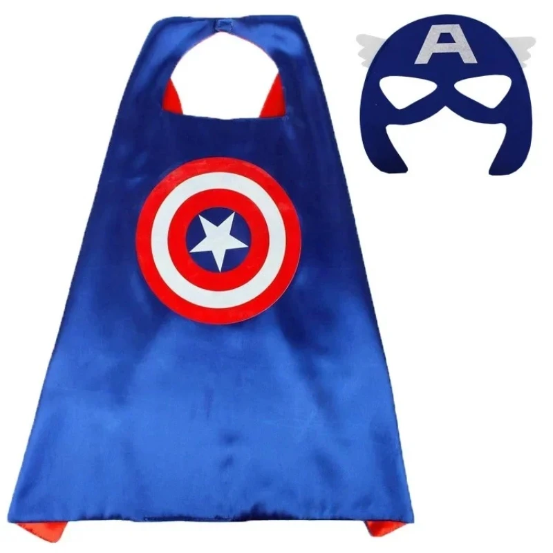 Marvel Masquerade Spiderman Mask Cape Cloak Frozen Spider Man Cloak Action Figure Marvel Toys Cosplay Child Party Gift