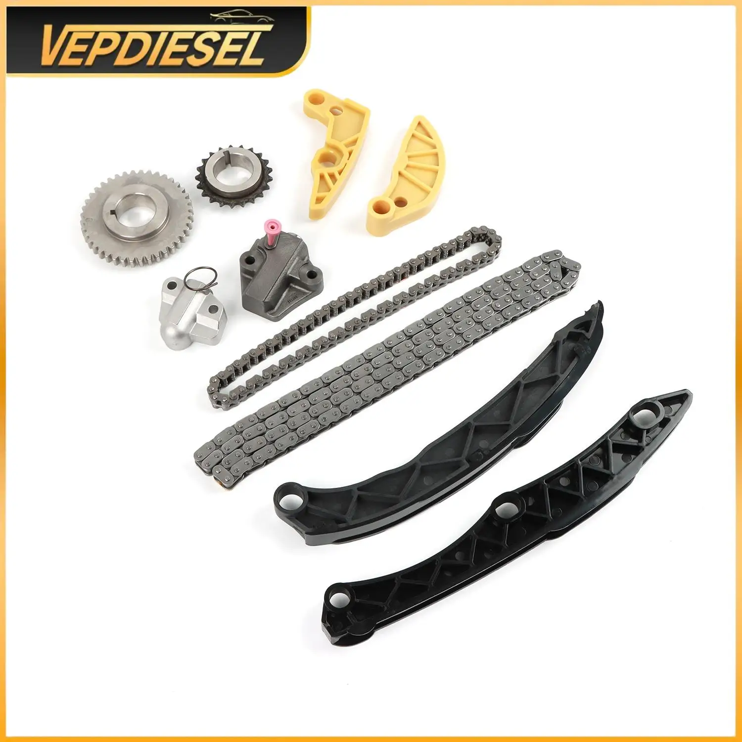 

Engine Timing Chain Kit Oil Pump Gear For KIA Sorento Optima Sportage G4KJ 2.4 2.0L Car Engine Parts Auto Gear Accessories
