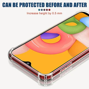 Samsung Galaxy A01 A11 A21 A31 A41 A51 A71 Soft Phone Shield M01 M11 M21 M51 M51 M51 Transparent Silikon Heckschild 8 Hauptverkaufsabdeckung Samsung A21S - №5