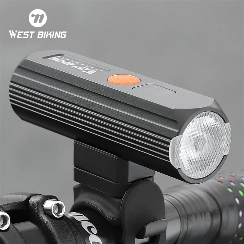 

WEST BIKING High Brightness Bicycle Headlight IP×5 Waterproof Type-C Rechargeable Long Endurance Quick Removal Bike Front Lamp