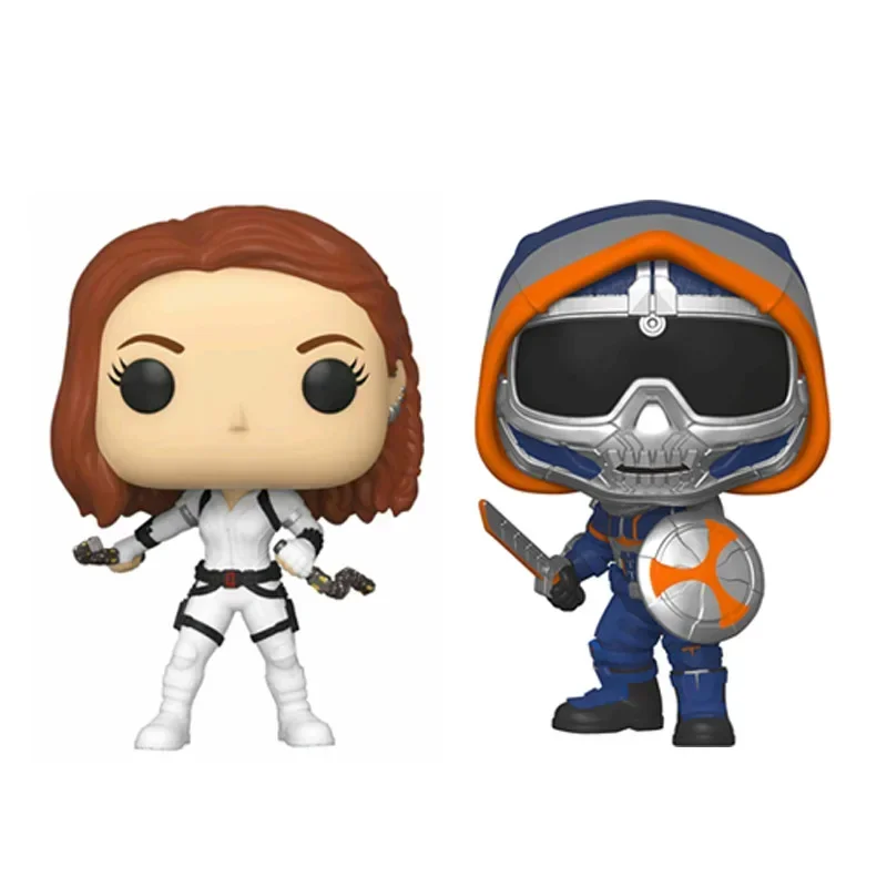 FUNKO POP NEWest Arrival Movies & TV Theme Black Widow #604 Taskmaster #605 Action Figure Model Toys for Children Birthday Gifts