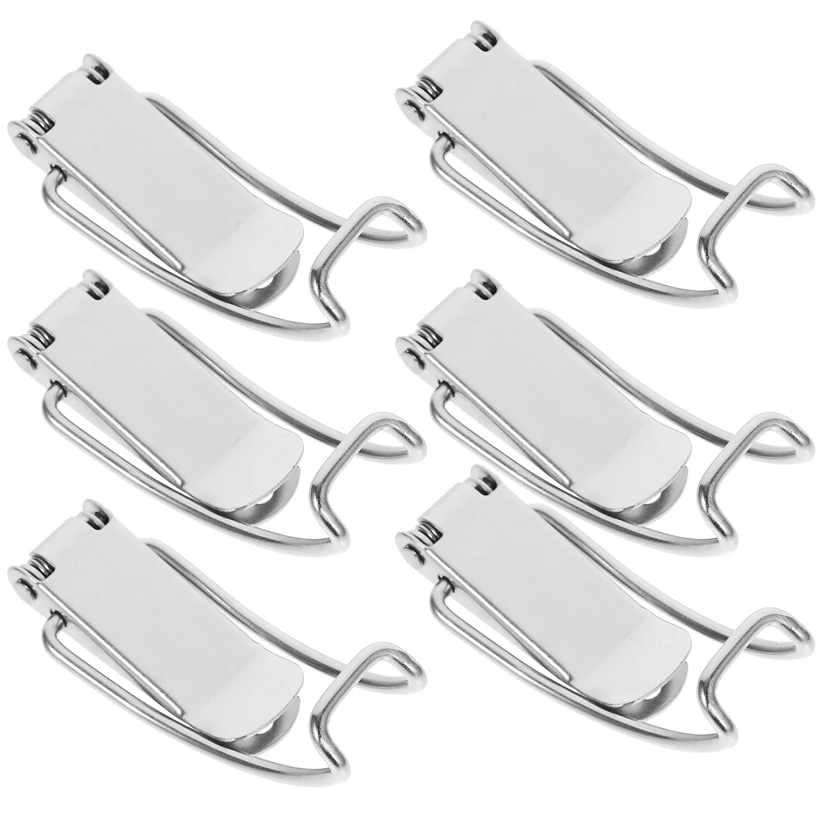 

10pcs Stainless Steel Small Hasp Latch For Wood Box Gift Jewelry Toolbox Toggle Latch Replacement Duckbilled Buckle Heavy Duty