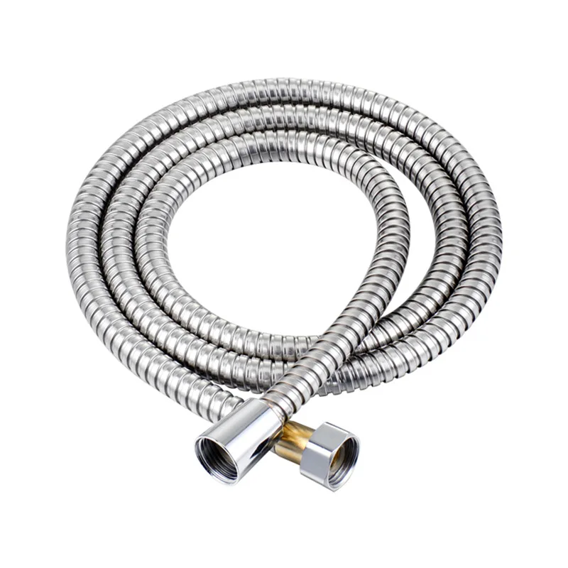 1.5/2/3M Stainless Steel Shower Hose Long Bathroom Shower Water Hose Extension Plumbing Pipe Showerhead Tube Bathroom Accessorie