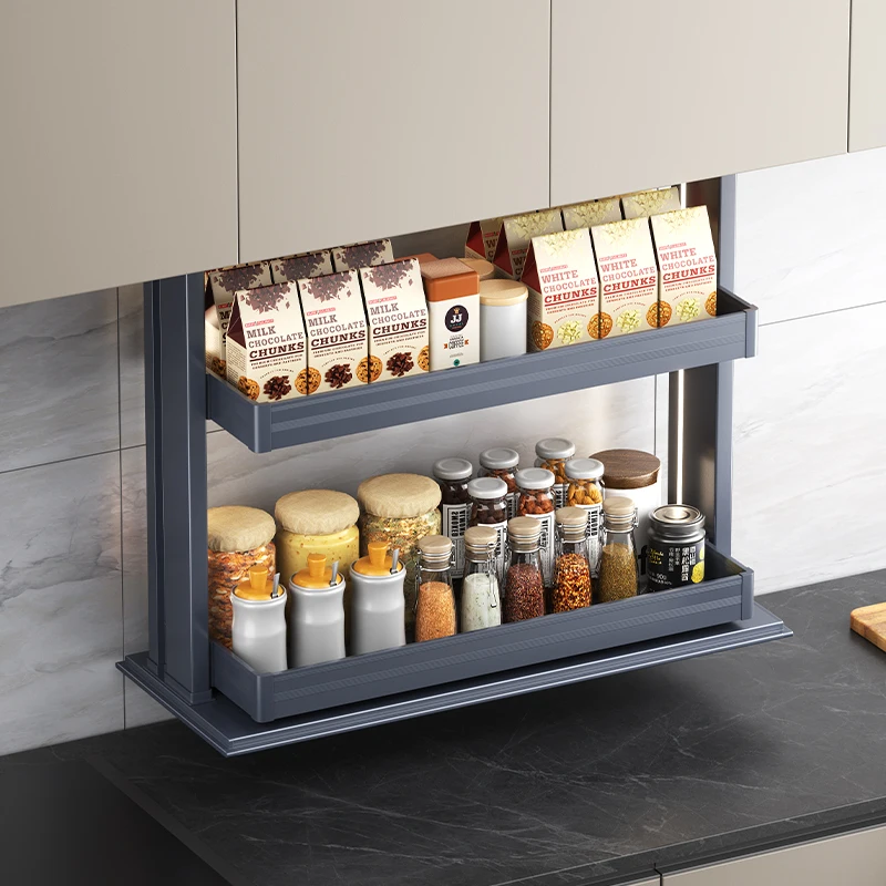 Factory Wholesale Kitchen Cabinet Automatic Kitchen Cabinet Lift Optional Voice Control And Smart App-based Storage System.
