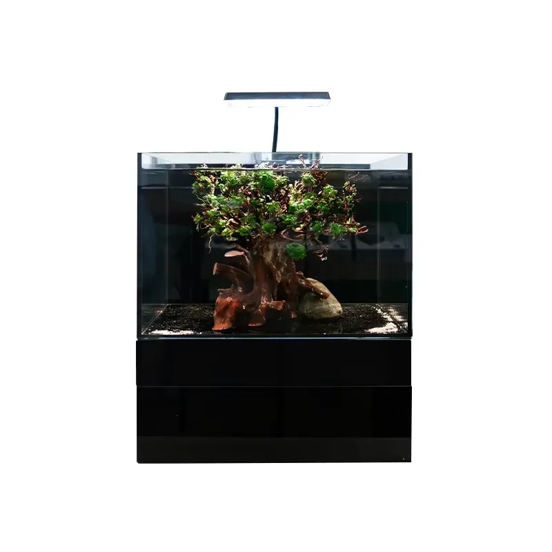 Relaxlines 40-45L 6mm Glass Acrylic Desktop Fish Tank Eco-Friendly Rectangular Aquarium Tank