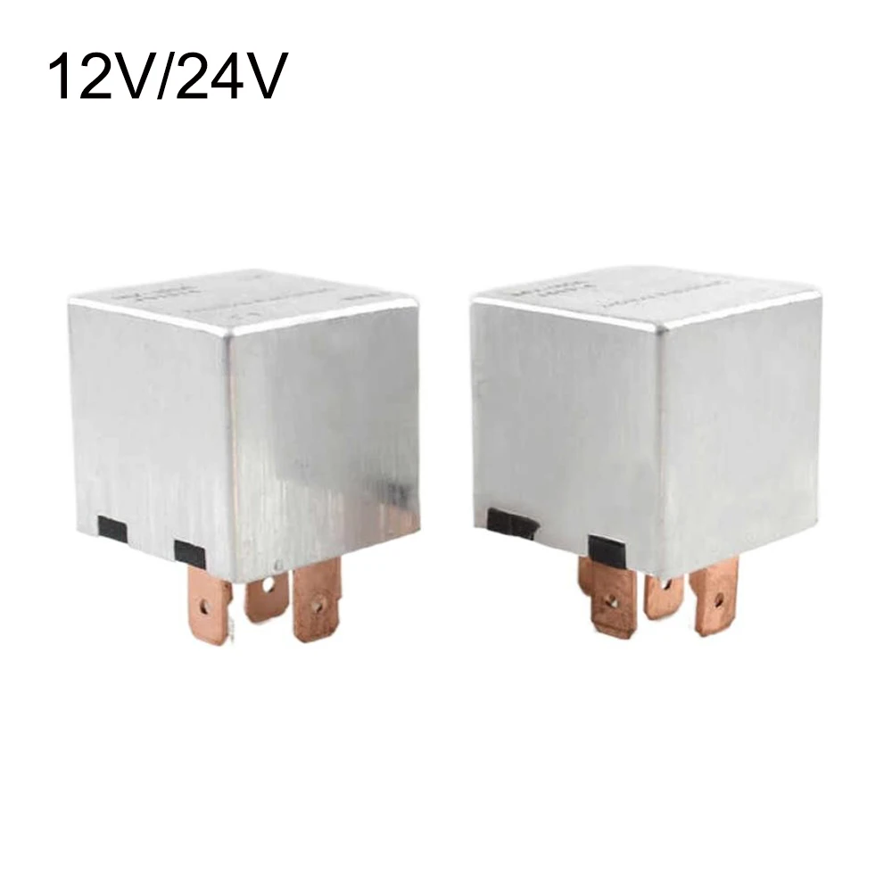 1PCS 12V/24V Relay 100A High Current Car Relay 5-pin Waterproof Aluminum Shell Relay Module