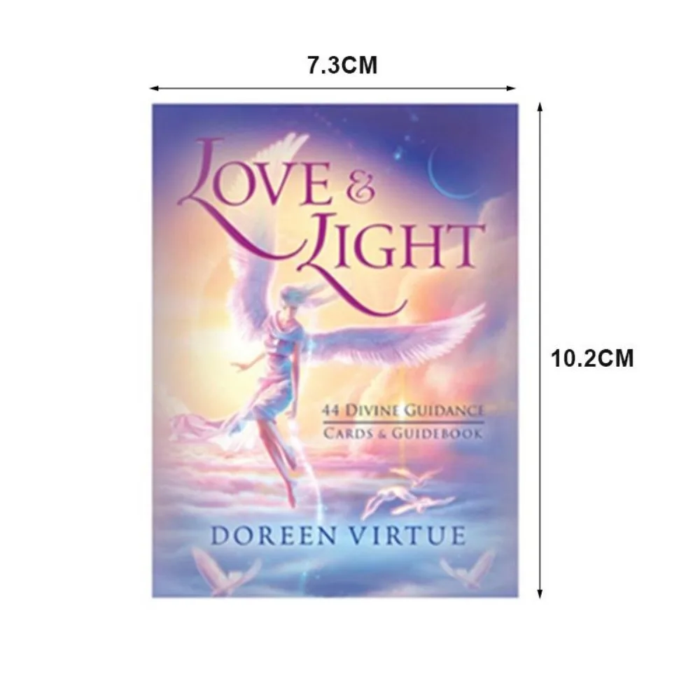 44 ชิ้น Love Light Divine Guidance การ์ด Oracle เล่นเกมกระดานการ์ด Oracle