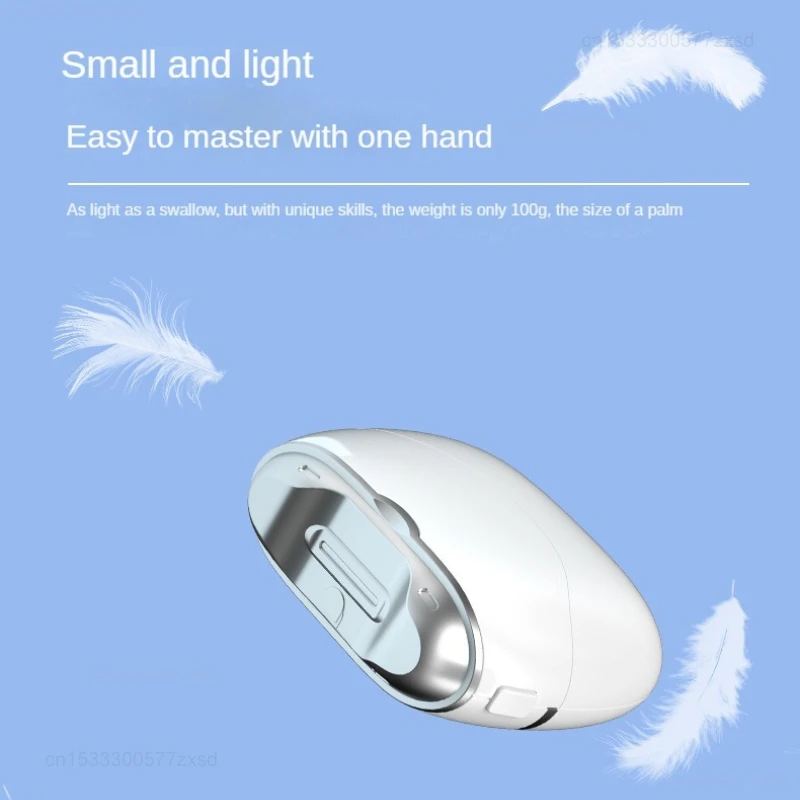 Apontador de unhas elétrico totalmente automático baixo decibel com luz led universal infantil adulto rapidamente portátil mini cuidados com as unhas