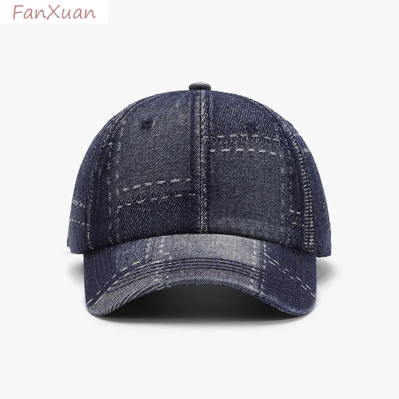 

Denim Baseball Cap for Women Men Caps Cotton Trucker Hats