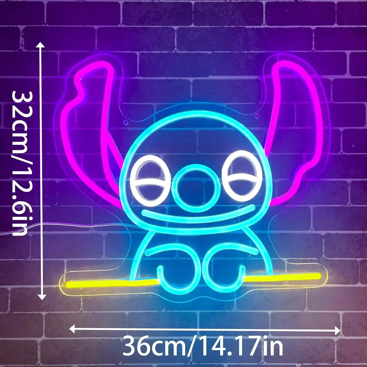 Cute Anime Neon Light Gaming Neon Sign for Wall Decor USB Powered Led Night Signs for Gamer Room Kids Room Club Party Decor