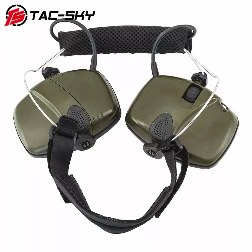 TS TAC-SKY Tactical Headset, Headband Acessórios, Fones de ouvido para Earpick By Honeywell, Impact Sport, Tiro Eletrônico, Jogos