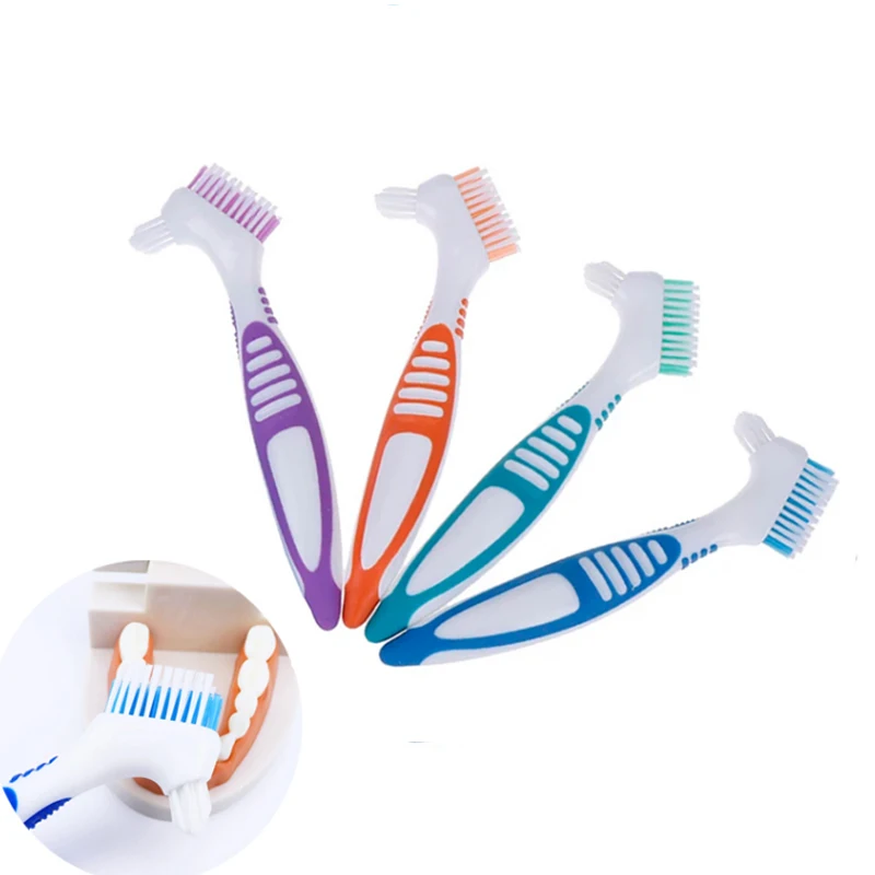 

Стоматологическая зубная щетка Щетка для чистки зубных протезов Ортодонтическая коррекция Фиксатор Невидимые брекеты Чистая щетка с двойной головкой 1 шт.