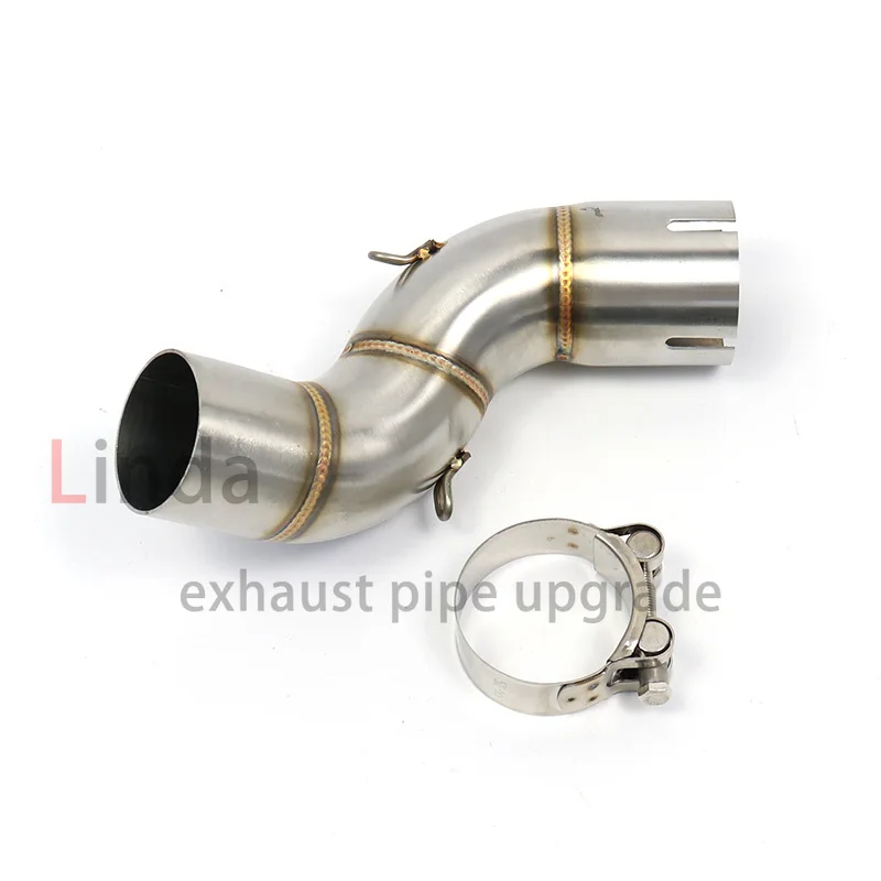 For Kawasaki z900 2017-2021 51mm exhaust Middle Pipe z900 Motorcycle exhaust system exhaust pipe Modify motorcycle accessories