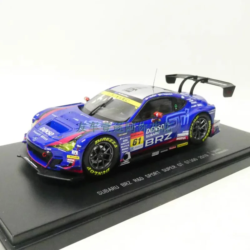 Diecast 1:43 Scale SUBARU BRZ SUPER GT300 2019 Racing Delicacy Alloy Car Model Static Metal Collectible Toy Holiday Gift